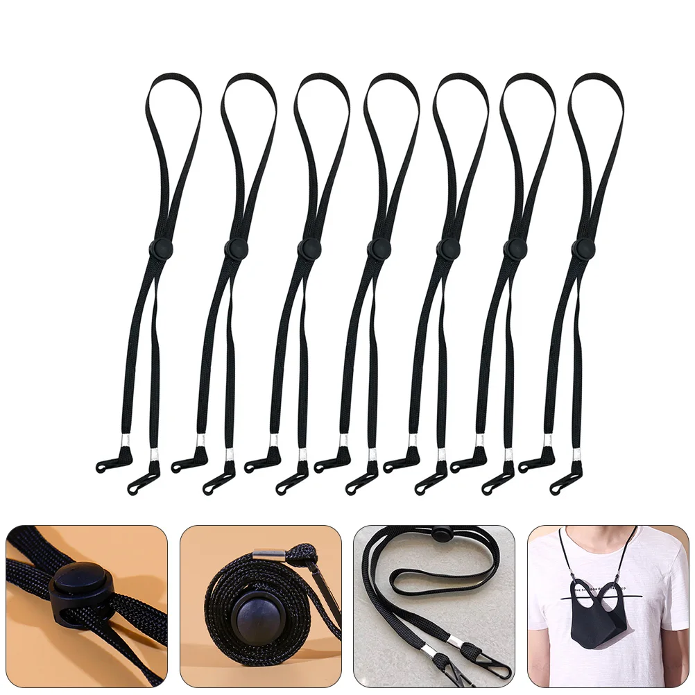 

12 Pieces Anti fall Face Mask Lanyard Adjustable Mask Holder Ear Saver Buckles Glasses Hanging Rope Metal Plastic Durable