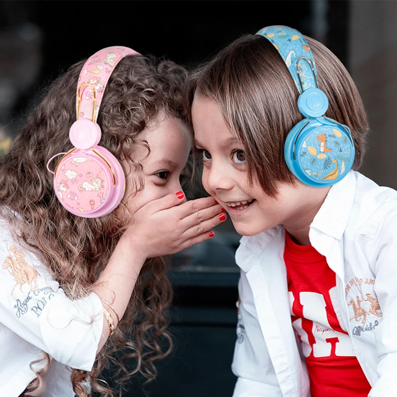 Unicorn Wired Headphone With Mic Girls Daughter Music Stereo Earphone for PC Phone Helmets Kids Boy Gifts Children Headphones