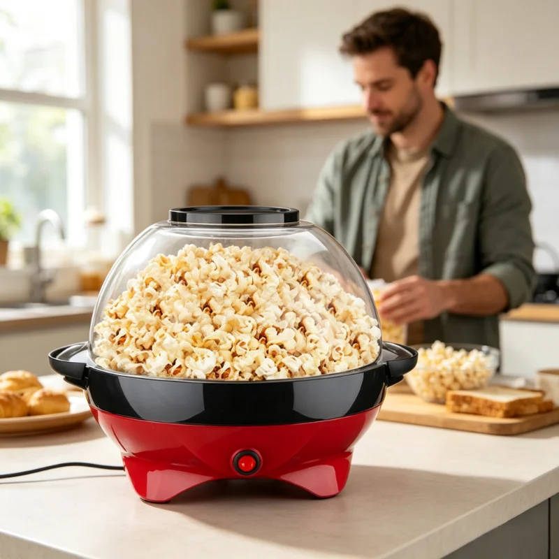 Mini Electric Popcorn Maker 4