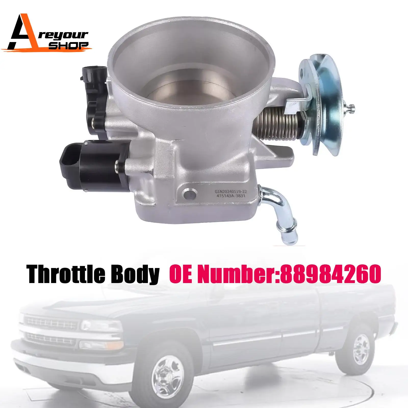 

Корпус дроссельной заслонки 88984260 для Silverado 1500 Tahoe GMC Sierra Yukon 2000 2001 2002