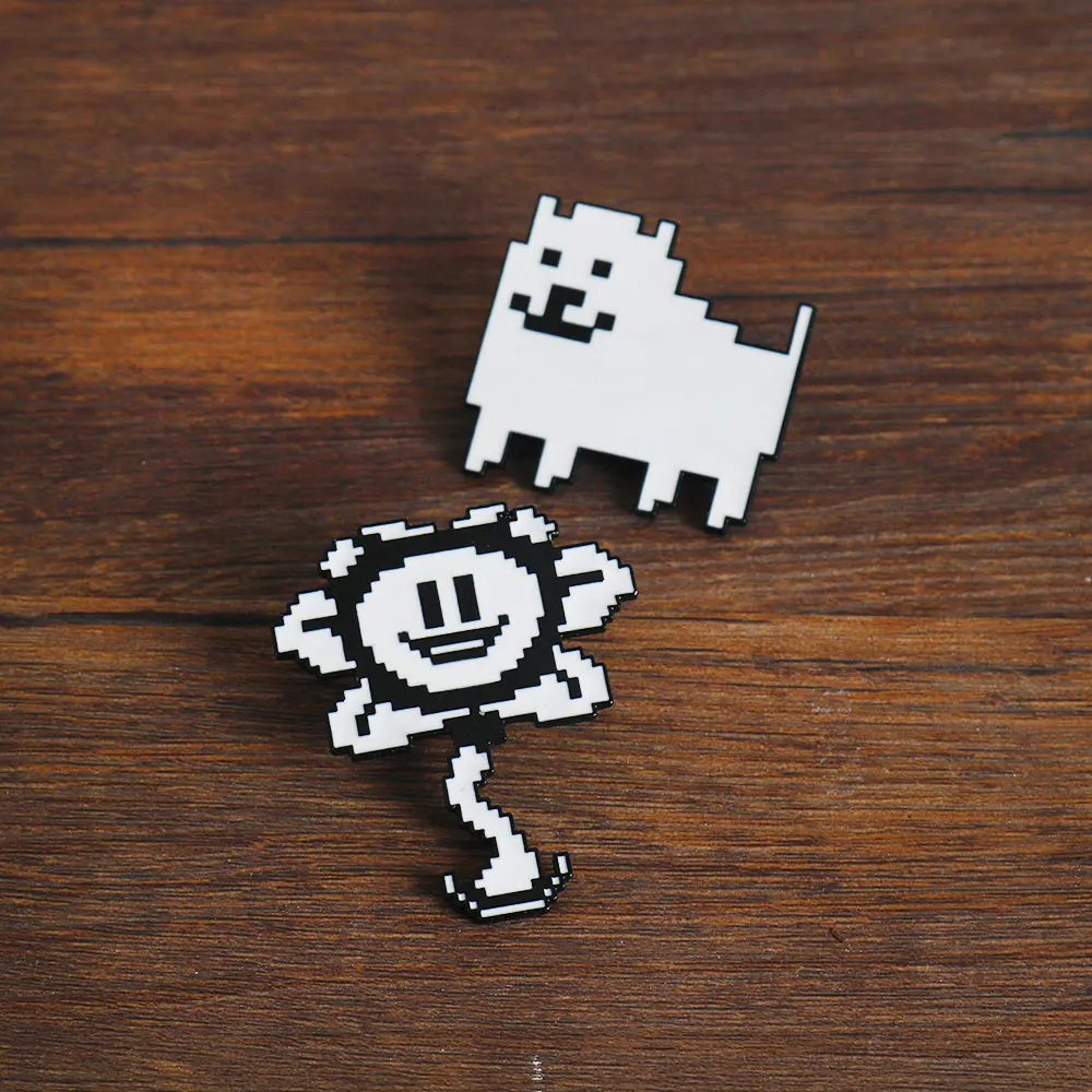 Sans Undertale Enamel Pins Custom Game Brooches Lapel Badges Cartoon Jewelry Gift for Kids Friends