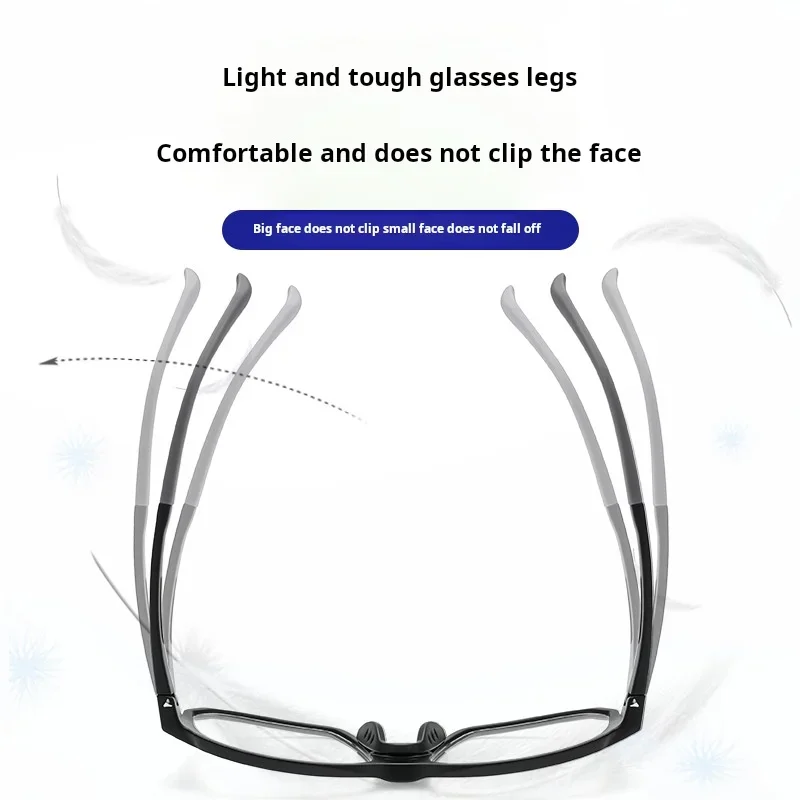 OLLYMURS جديد TR90 الرجال الرياضة الدراجات نظارات خفيفة للغاية موضة كبيرة الحجم النظارات الطبية البصرية الإطار النساء HD-8068