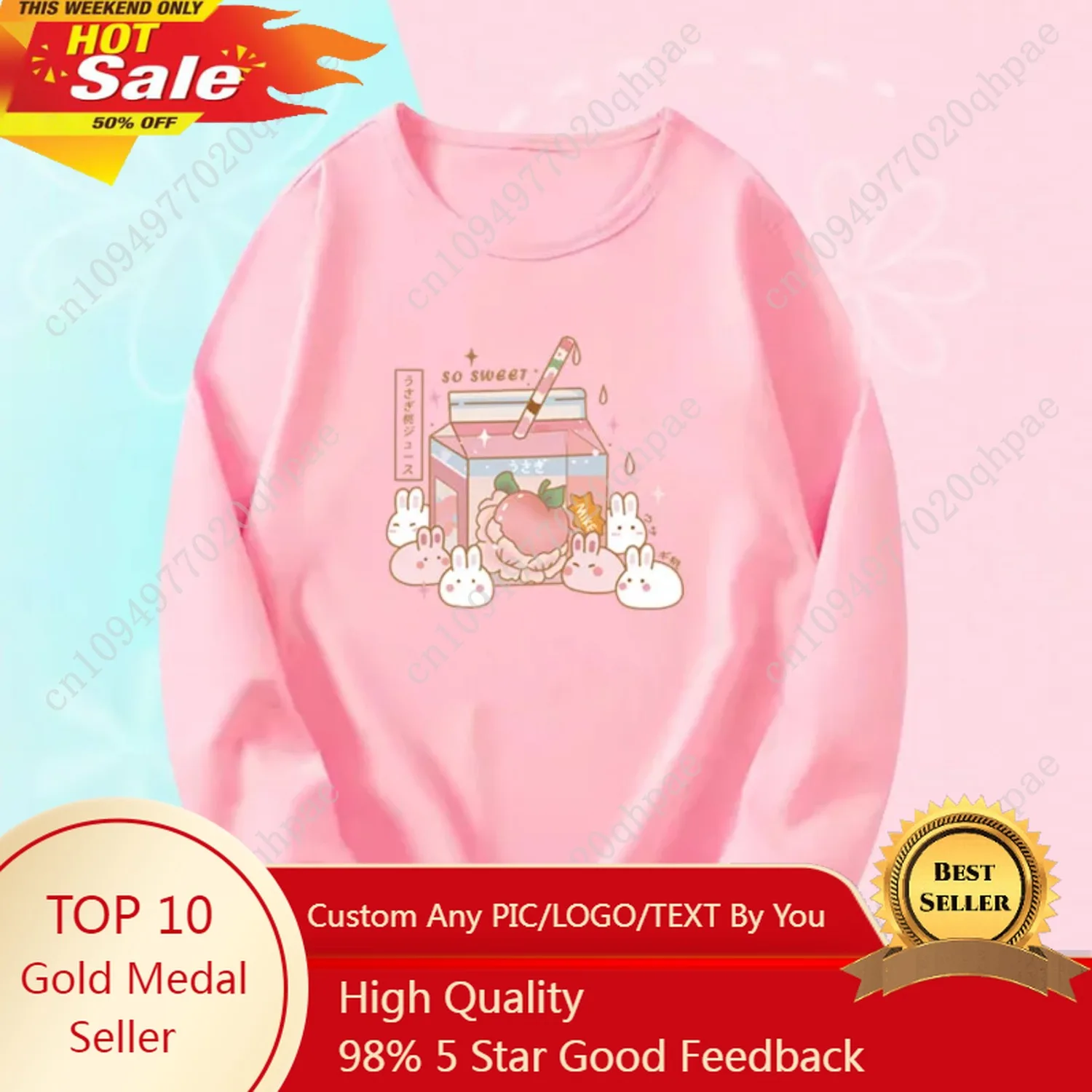 الفتاة طويلة الأكمام الخريف تي شيرت فتاة كبيرة لطيف تيز أعلى الاطفال ربيع الخريف تي شيرت فتاة القطن الوردي الأرجواني تي شيرت #1