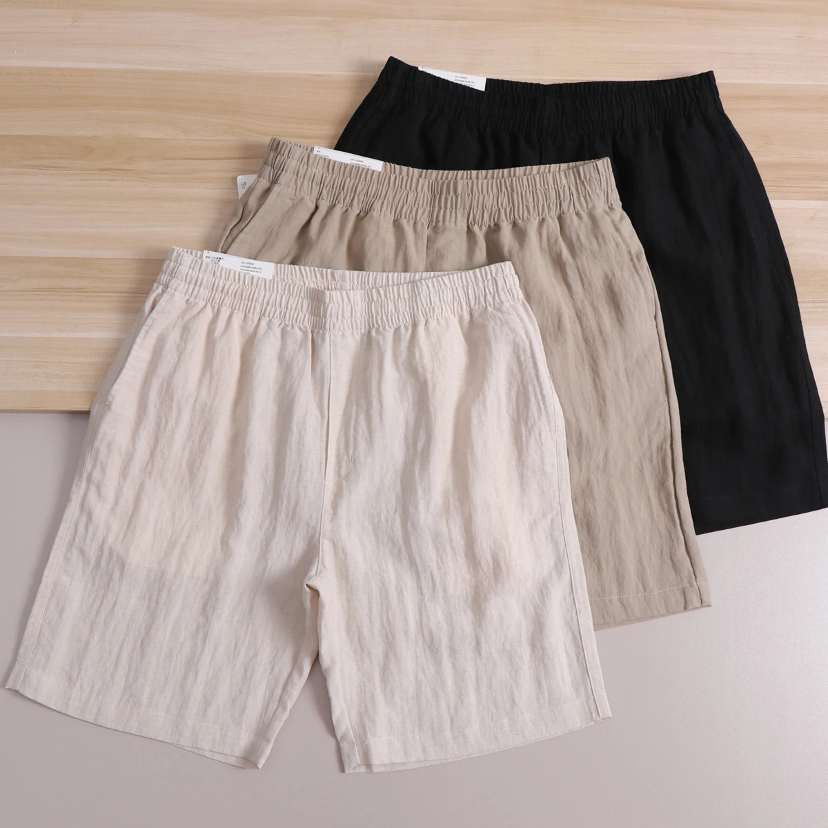

Casual Loose Men's Shorts Elastic Waist Thin Breathable Summer Fashion Old Money Style 2026 Lightweight Comfortable Men's Pants