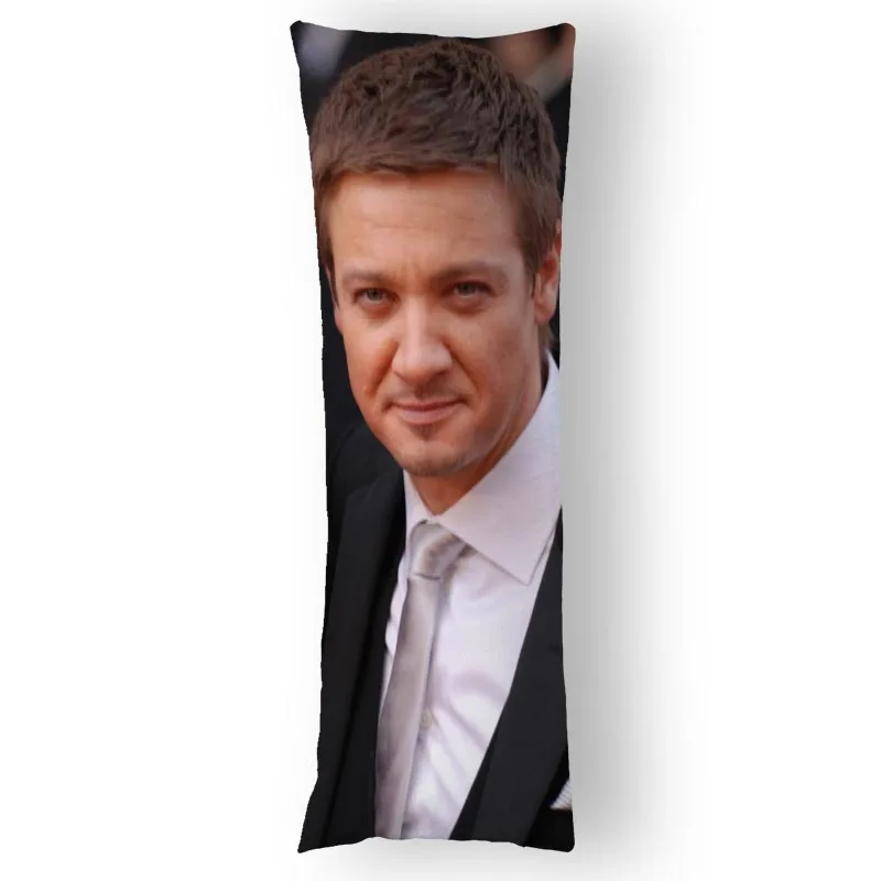 

Jeremy Renner Dakimakura Pillowcase Hug Satin Pillowcover Almohada Anime Body Pillow Case Cushion Cover 35X100cm60X200cm 12.15