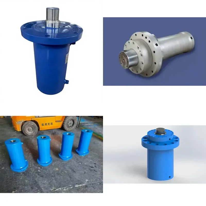 Single acting hydraulic cylinder 60 bore 220mm stroke, hard chrome plated piston rod, flange installation 22 pressure 1 year