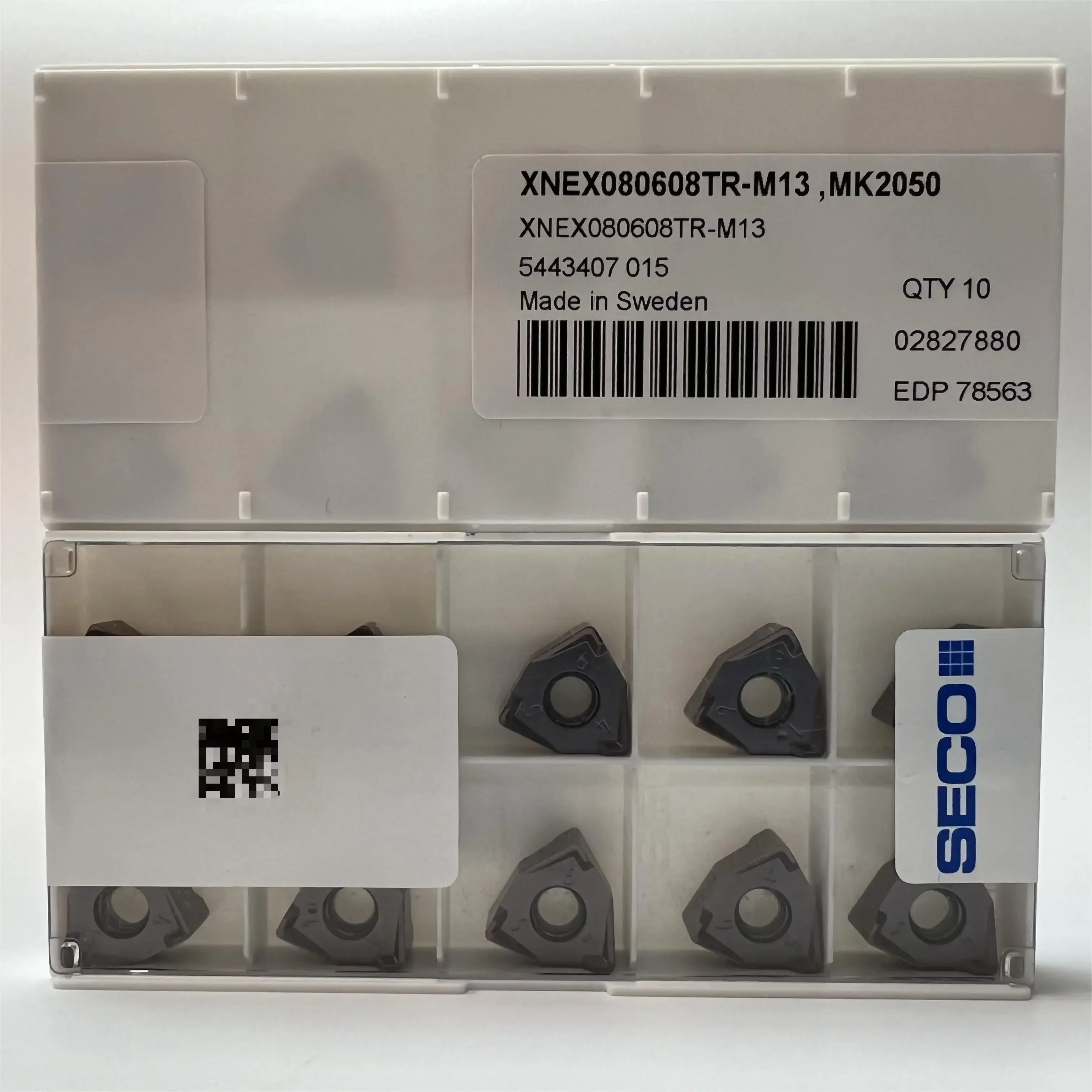 Original blade XNEX080608TR-M13, MK2050  /Carbide CNC Blade 10 Pieces