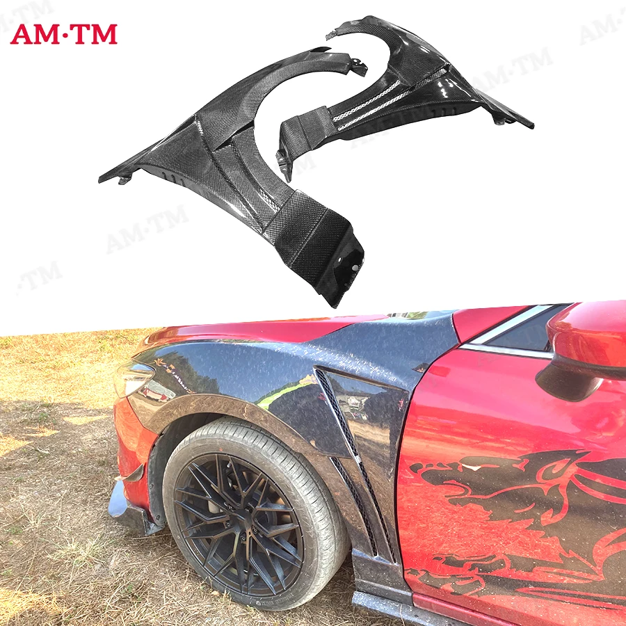 

Для Mazda Artez, модернизированный передний бампер из углеродного волокна, боковое крыло, вентиляционные отверстия, накладки, детали, комплект кузова, автомобильные аксессуары