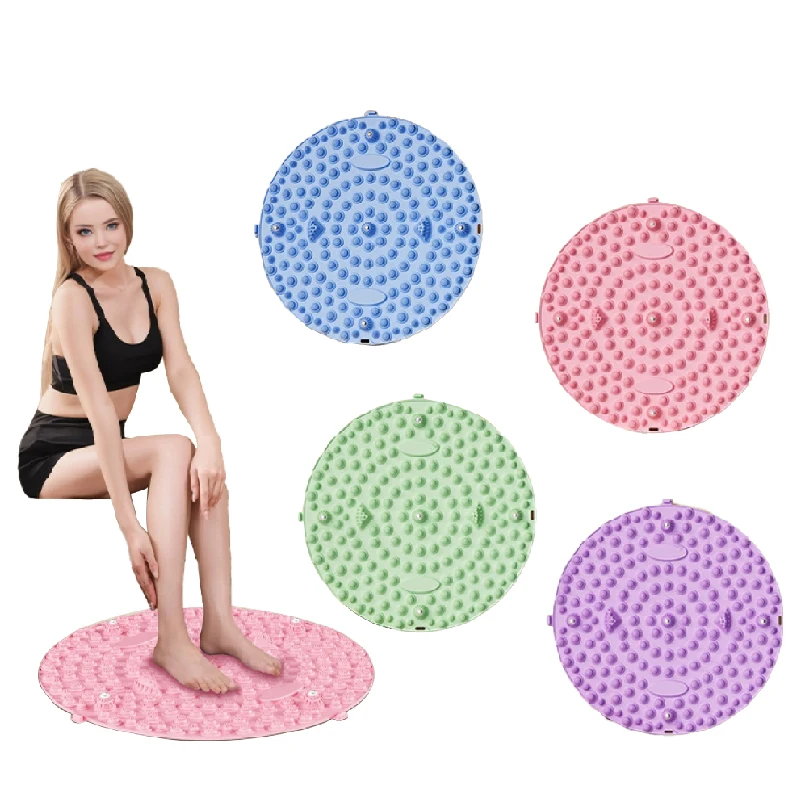 Gym equipment Foot massage pad, round, thick, foot stepping pad Fitness Pedal