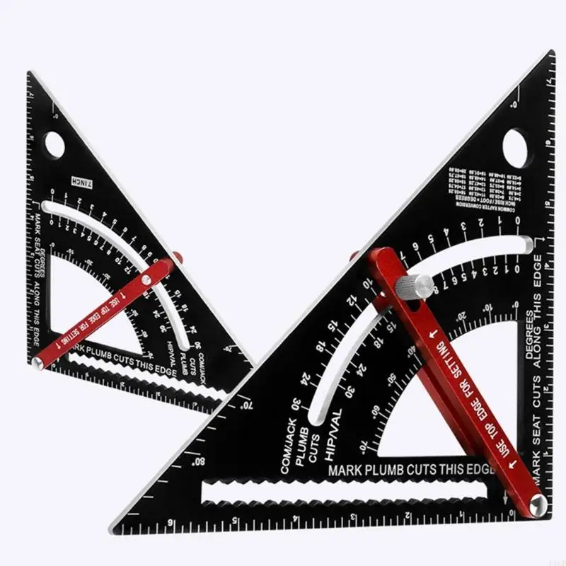 2025 New Carpenter Square Combination Square Carpentry Triangle Ruler Measurement Tool