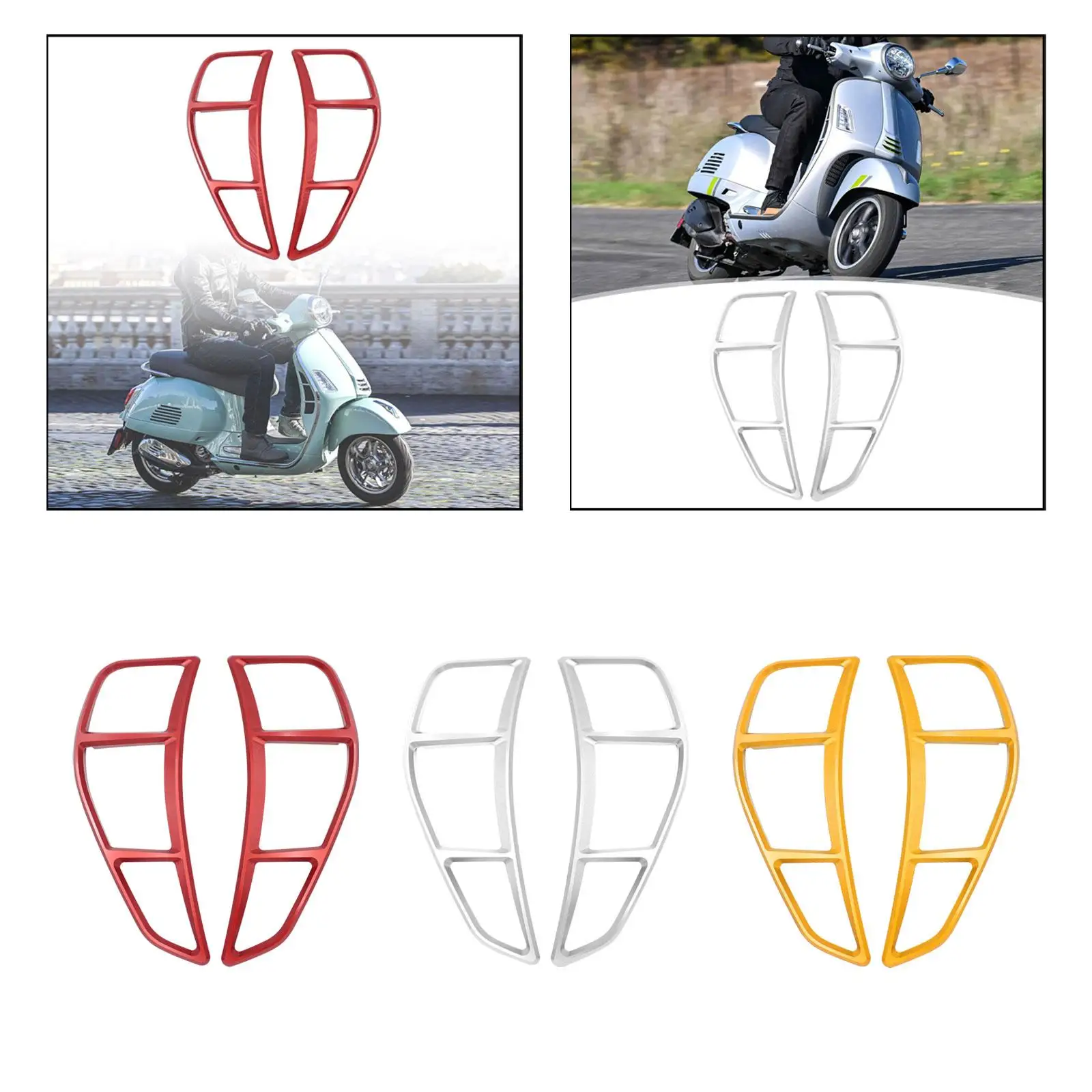 

2Pcs Radiator Guard Grille Replaces Wear Resistant Professional Repair Part Aluminum Alloy for GTS 125 GTS 300 Super