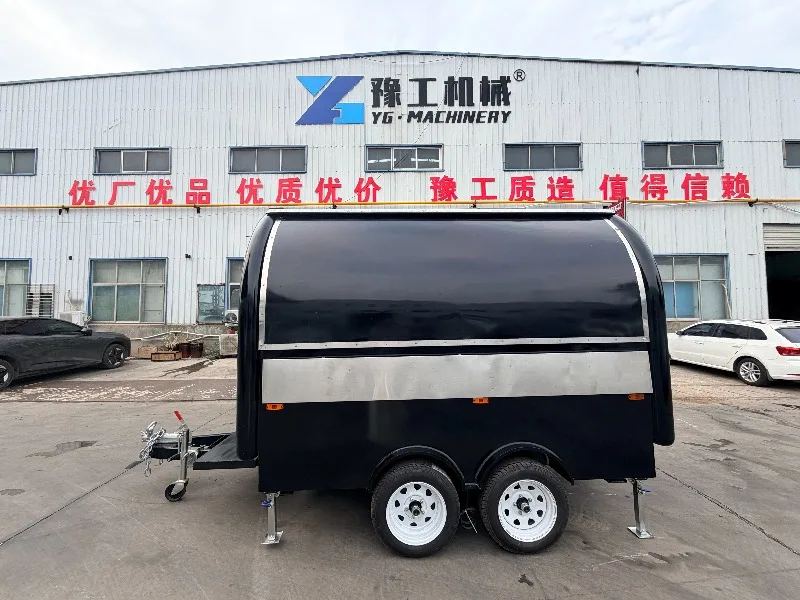 Fully Equipped Custom Food Trailer, Mobile Fast Food Food Truck With Complete Kitchen Setup For Street Commercial Business