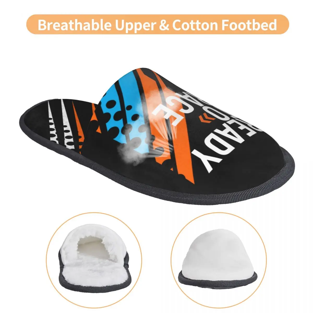 Custom Ready To Race House Slippers Soft Warm Racing Sport Motorcycle Rider Memory Foam Fluffy Slipper Indoor Outdoor Shoes