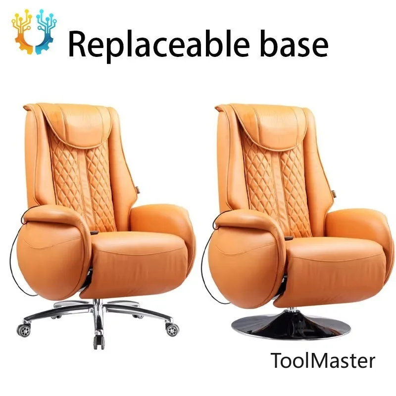 

[2026]Hot Sell Electric Executive Leather Adjustable Height Office Chair With Footrest Reclining Soft Massage Office Chair