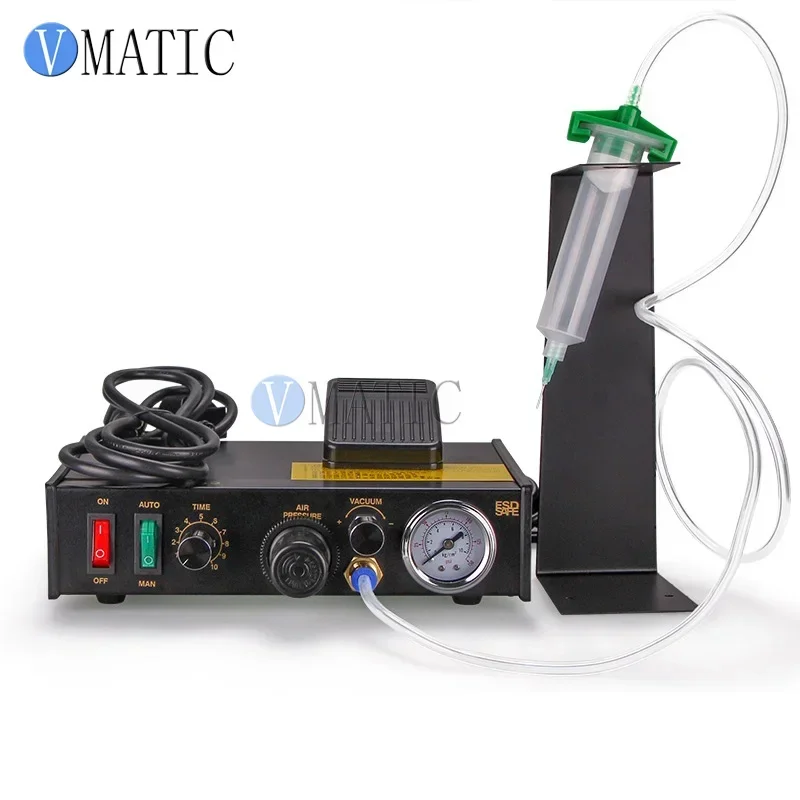 Free Shipping High Precision 220V Auto Glue Dispenser Solder Paste Liquid Controller Dropper SP8000 Dispensing Machine