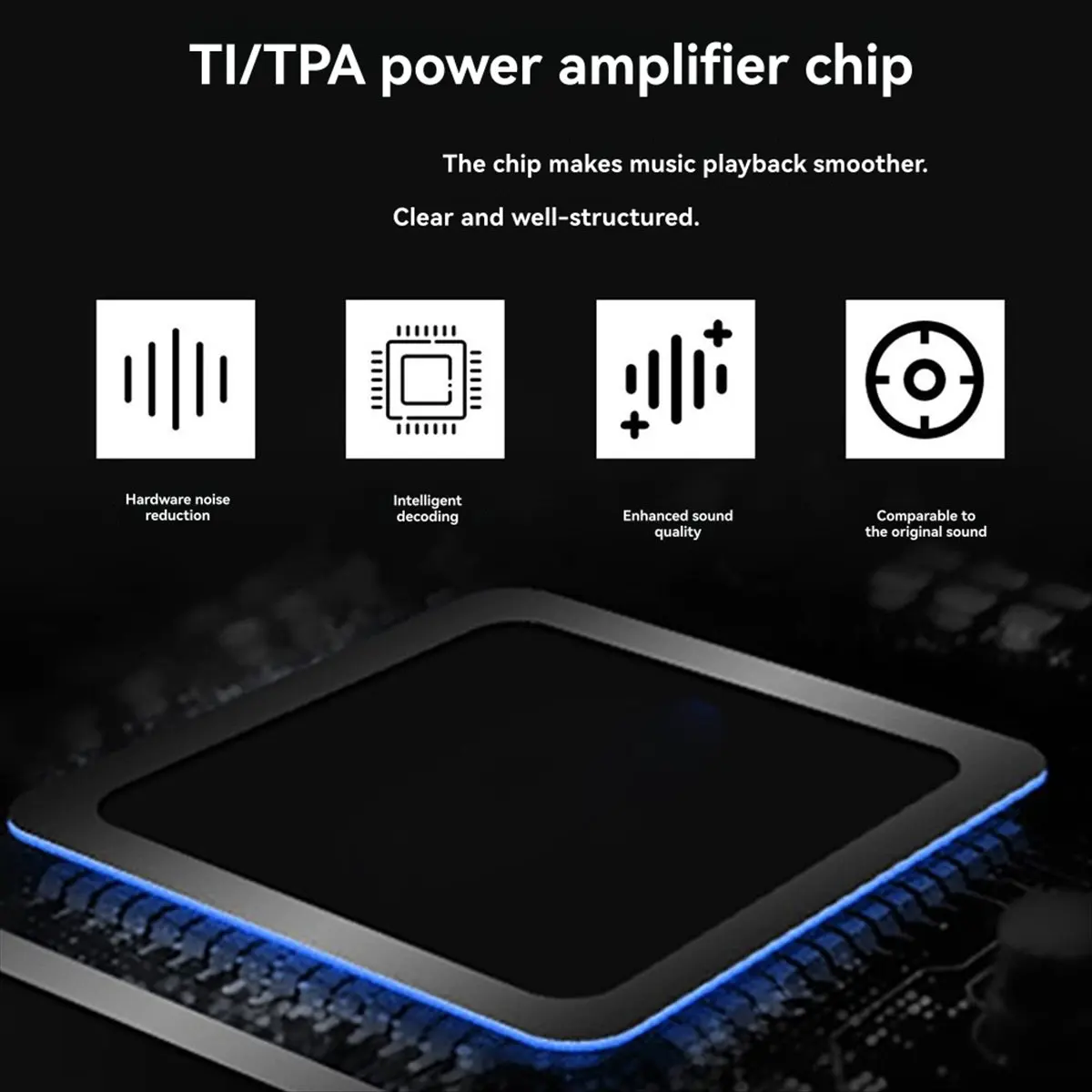 OKgood Bluetooth Wall Amplifier Touch Screen Audio Control Panel with TF FM Radio Integrated Stereo Ceiling Speaker System
