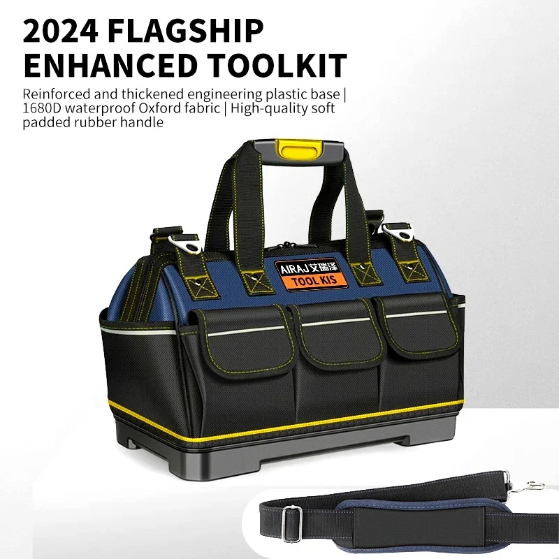 

AIRAJ Multifunctional Tool Bags 1680D Oxford Cloth Electrician Bags Waterproof and Wear-Resistant High Capacity Storage Bags