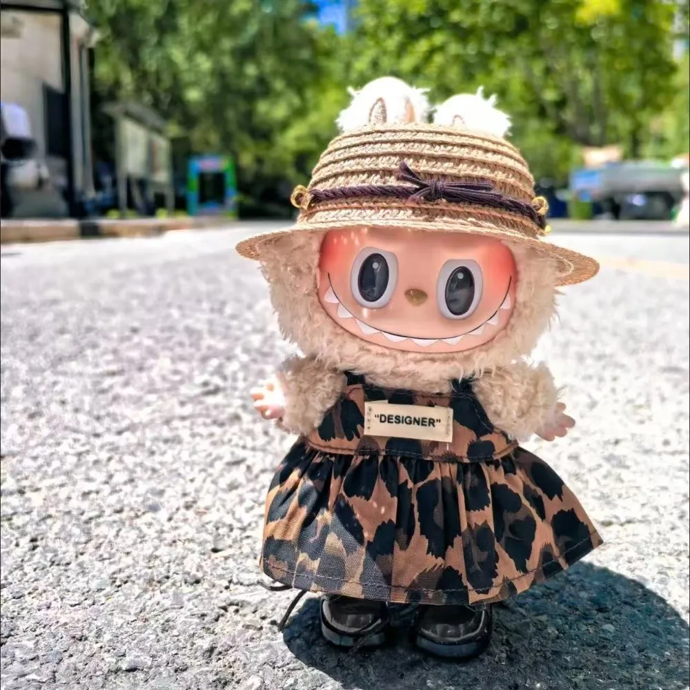 Mini Pluche Pop Kleding Outfit Accessoires Voor Korea Kpop Exo Labubu V1 V2 Idool Poppen Pit strip klimmen pak Kleding Gift