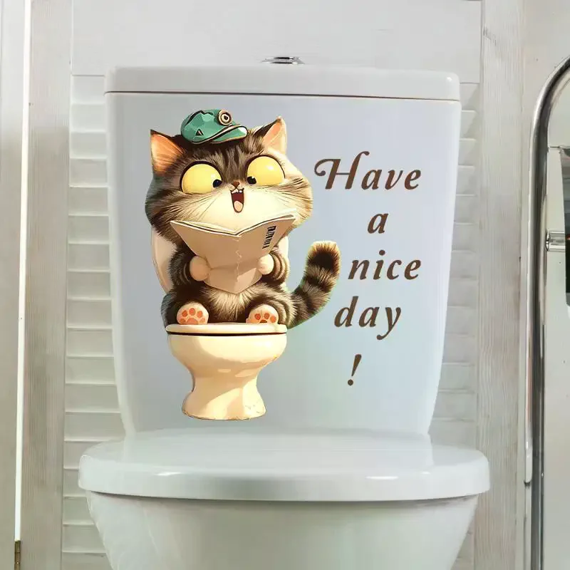 Jet Home Bathroom Accessories - Adesivo per WC con Effetto 3D,