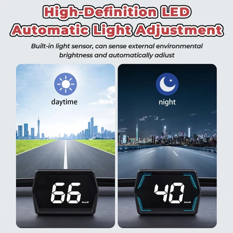 Bright Green LED Vehicle Display For Better Visibility And Road Safety