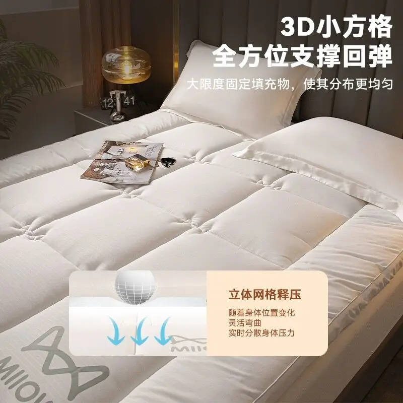 soft cotton mattress elastic cushion home foldable comfortable Single Double tatami sleeping pad spring autumn thicken bed mat