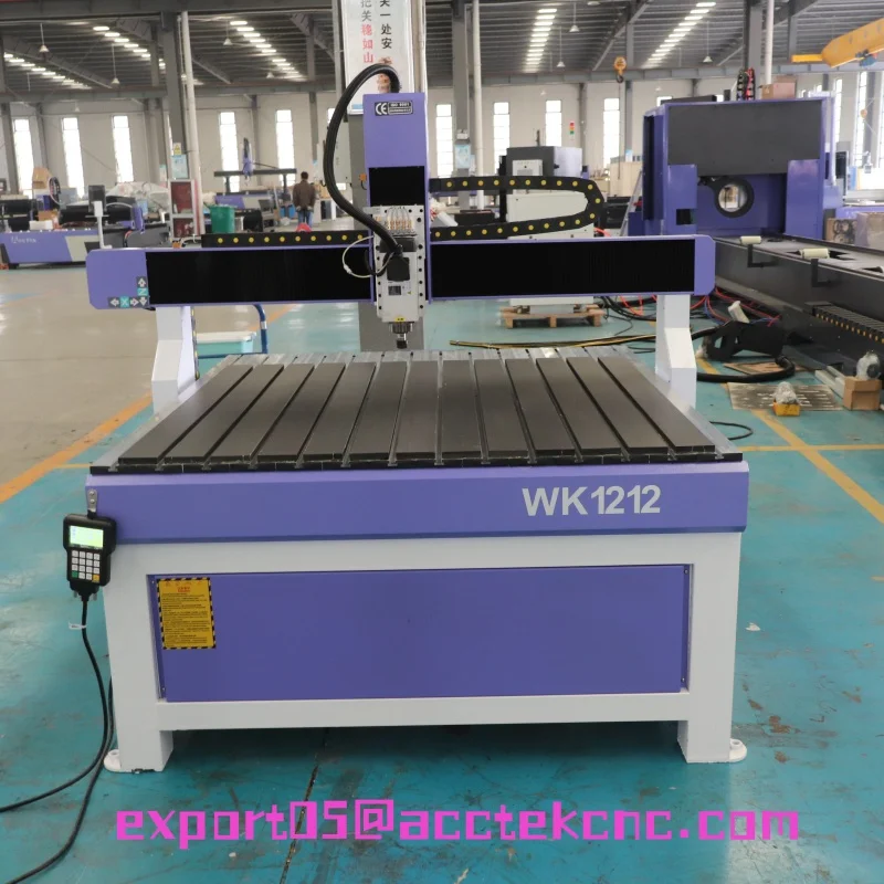 AKG1212 Wood CNC Router 1200x1200mm Wood Carving Machine for Furniture Craft Engraving Cutting Processing Equipment