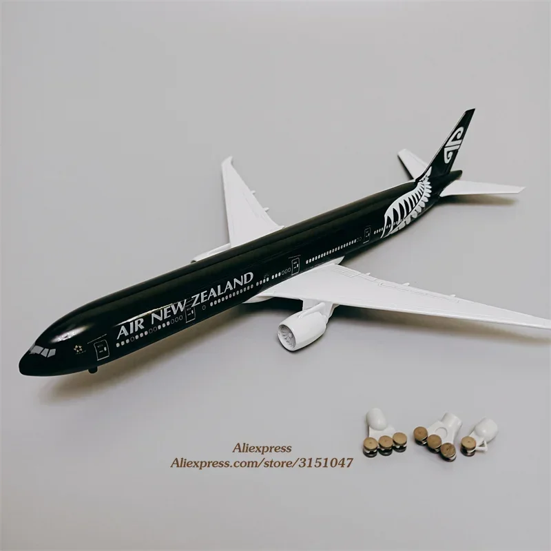 19cm Air NEW ZEALAND B777 Airlines Boeing 777 Diecast Plane Model Alloy Metal Diecast Model Airplane Aircraft w Landing Gears