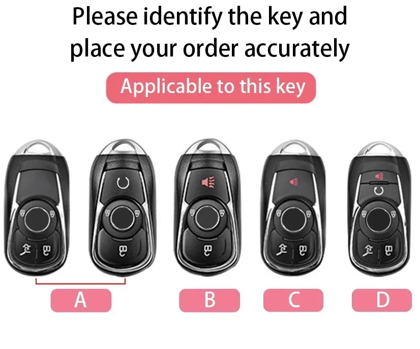 Suitable For Buick Regal Keycase Lacrosse GL8 Encore GX Enclave GL6 Velite6 Envision Keycover Keyshell Keychain Buckle