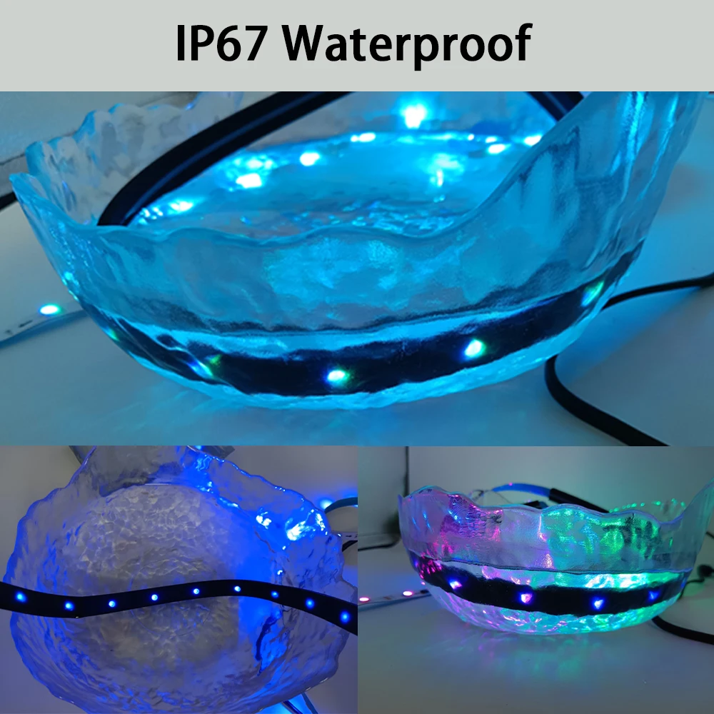 IP67 wasserdichte LED-Neon-Silikon-Lichtröhre, geeignet für 5 mm, 8 mm, 10 mm, 12 mm PCB WS2812B WS2811 5050 RGB-Lichtleiste – Detail 4