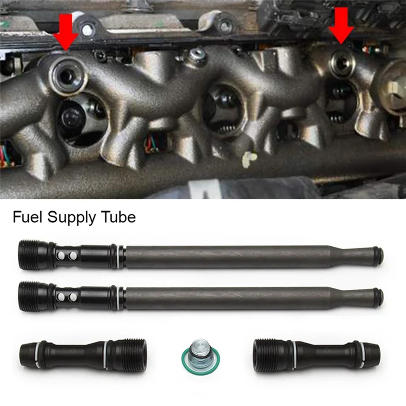 

Auto Stroke Updated Stand Pipe Dummy Plug Kit Fuel Supply Tube For Ford E-350 E-450 F-250 F-350 Parts 6E7Z-9A332-A 6E7Z9A332A-A5