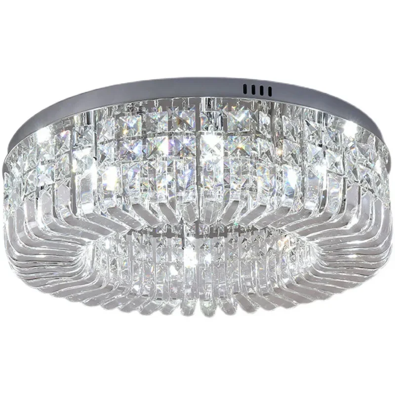 Imagem -03 - Modern Crystal Teto Light Lustre de Prata Dourada para Sala de Estar Sala de Jantar Quarto Luzes Led Nórdico Lustre Suspensão Luminária