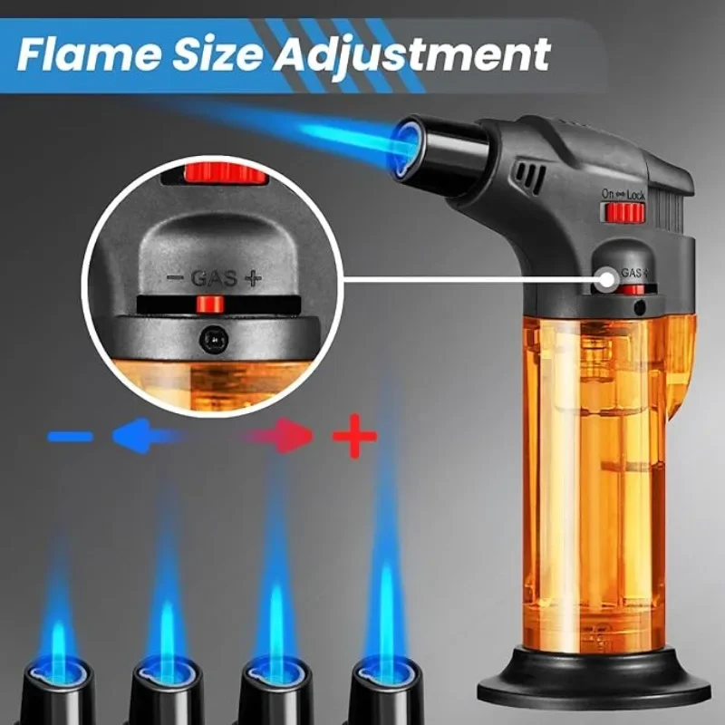 

Newest 10pc/1pc Torch Lighters, Windproof Lighters, Butane Gas Lighters, Smoke Accessories, Outdoor Grilling Tools Kitchen Tools