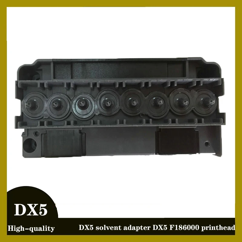 DX5 printhead solvent manifold Mutoh Mimaki Allwin eco solvent plotter printer DX5 solvent adapter DX5 F186000 printhead