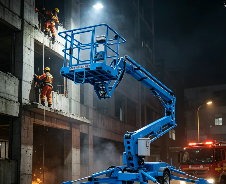 10m-22m Telescopic Boom Lift Cherry Picker Spider  Articulating Boom Lifts