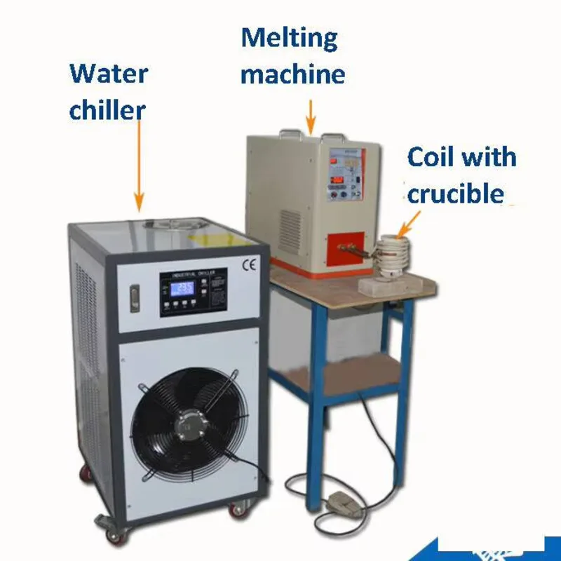 Irodium Infrared Metal Power Furnace, Ultra-High Frequency Induction Heater, New Quartz Crucible For Melting Gold And Platinum