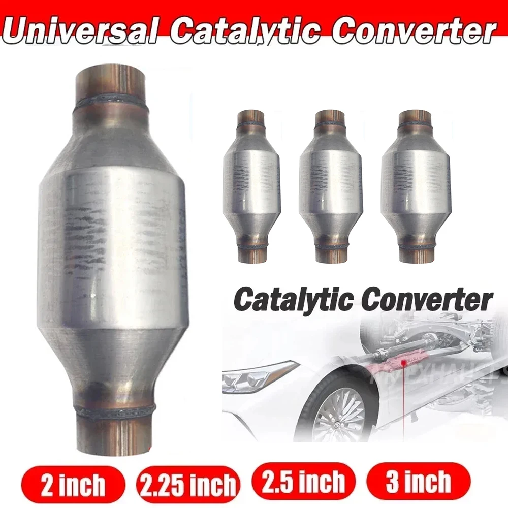 

Универсальный 2-дюймовый/2,25/2,5/3 дюйма 400 cpsi гоночный каталитический нейтрализатор с высоким расходом, катализатор, двигатель с подложкой из нержавеющей стали EURO1