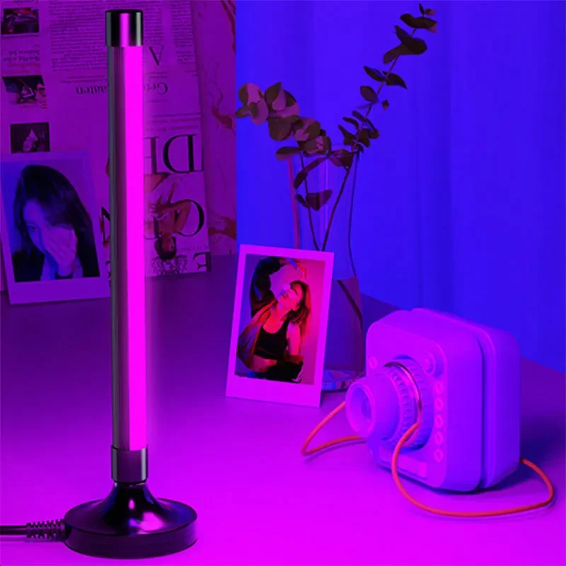 

New LED Night Light Atmosphere Fill Light Tube Portable Photography Lighting Stick USB Rechargeable Selfie Lamp Live Table lamp