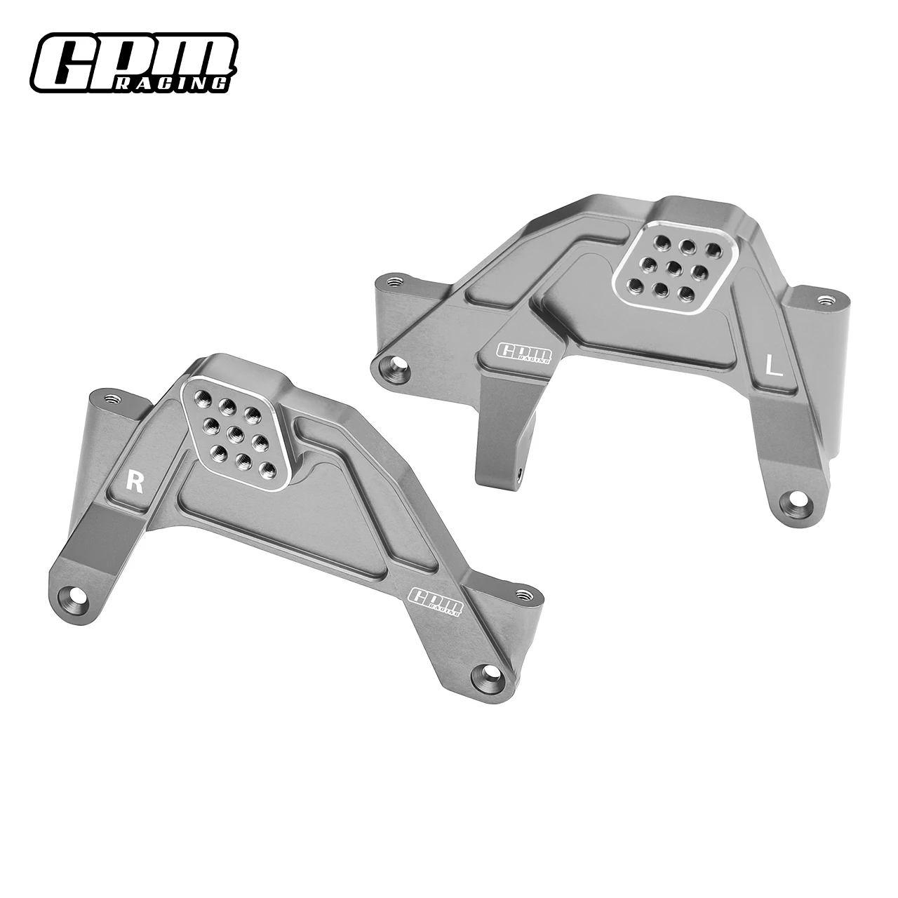 GPM aluminium voorste verstelbare demperbeugel voor de AXIAL 1/6 SCX6 Jeep Jlu Wrangler, SCX6 Trial Honcho.