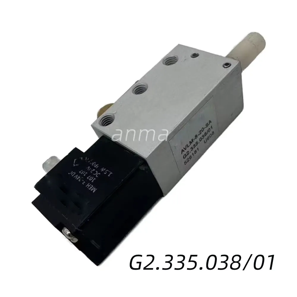 Coude en métal SM52, jauge avant, cylindre en papier, électrovanne G2.335.038, pièces de rechange pour Machine d'impression, 1 pièce