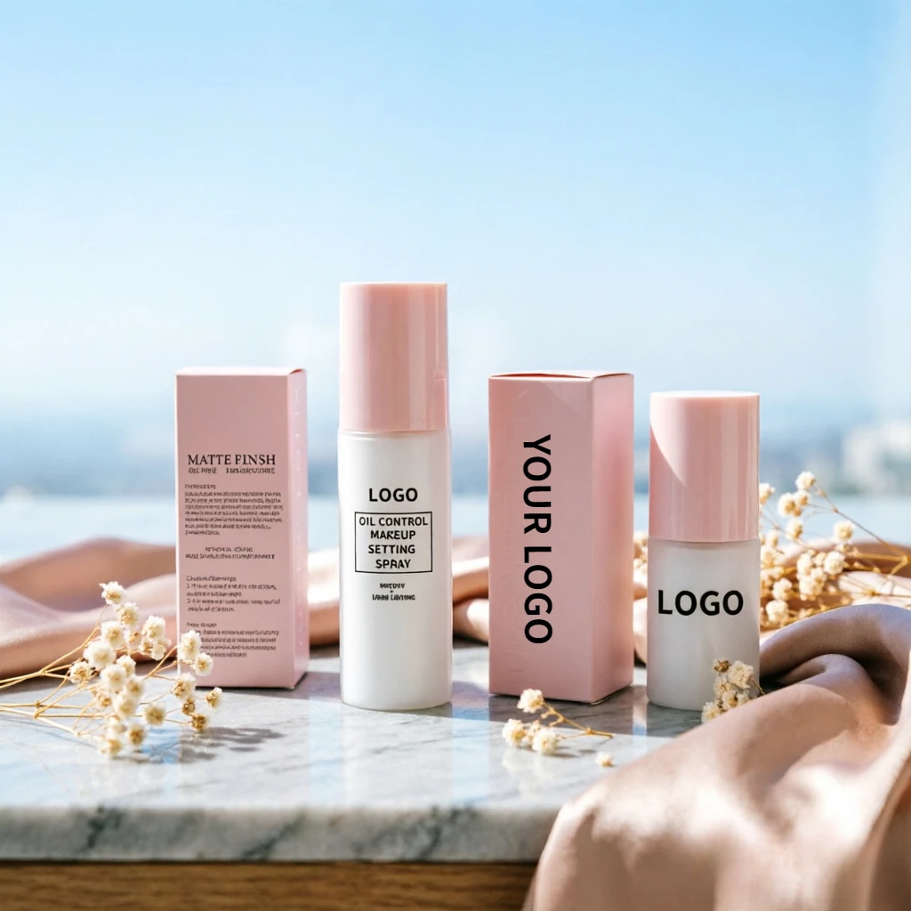 Premium Custom Logo Wholesale 100ml Matte Setting Spray Hydrating Mist Oil Control Long Lasting Highlighter For Makeup Artists