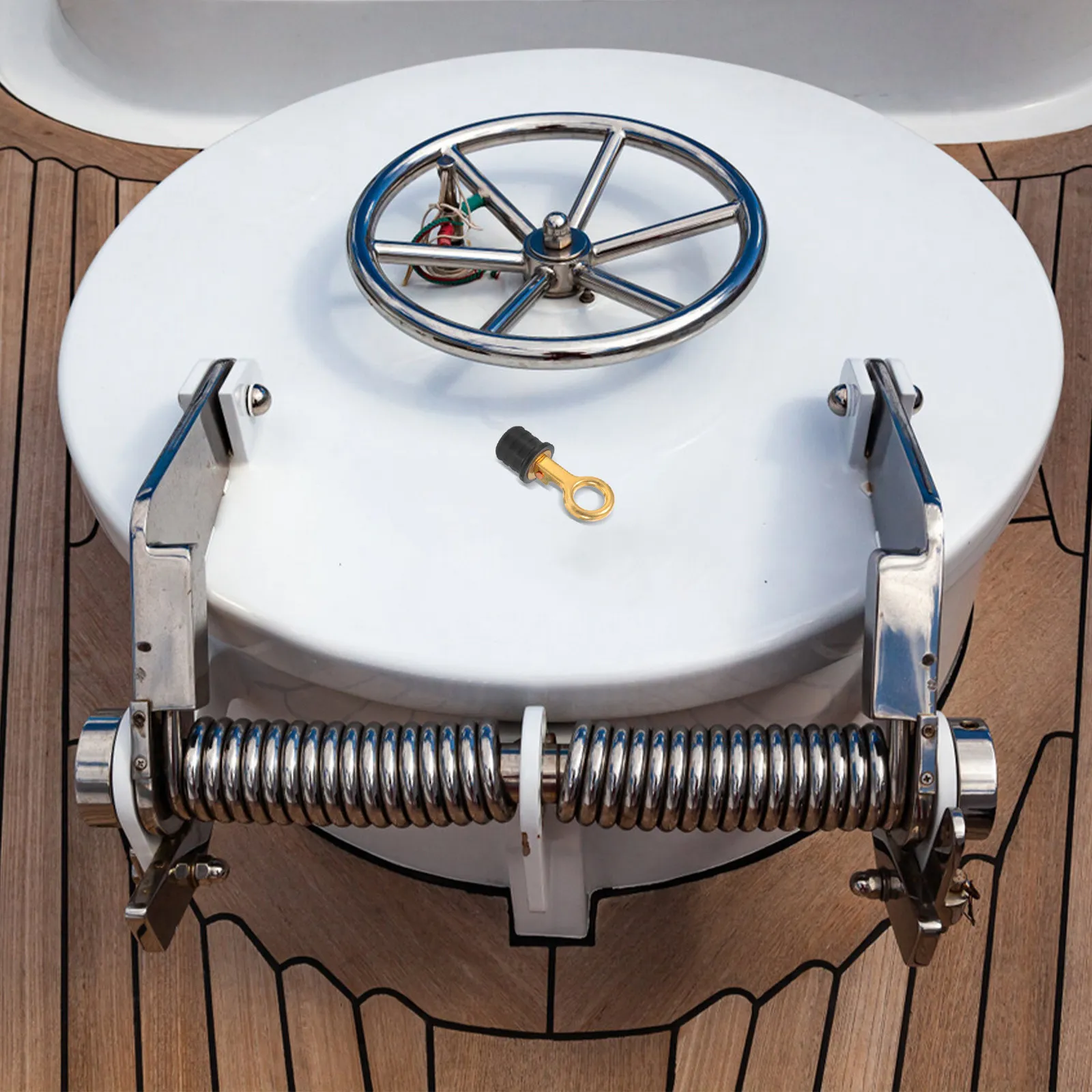 Marine Scupper Plug for Boat Deck Drain Hole – Waterproof Boat Drain Stopper