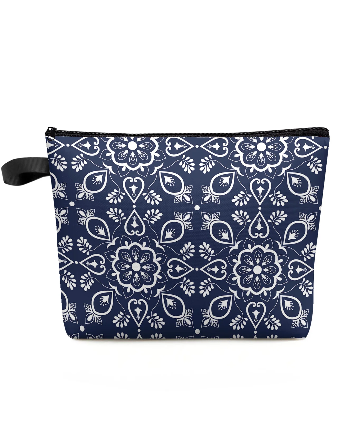 

Flower Leaves Lines Cosmetic Bag Clutch Bridesmaid Outdoor Travel Beauty Makeup Bag Party Lipstick Bag