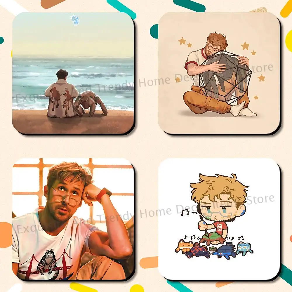 Ryan Gosling P-Project Hail Mary Cute Cartoon Anime Refrigerator Magnets Soft Magnetic Heat Transfer Refrigerator Magnets Gift