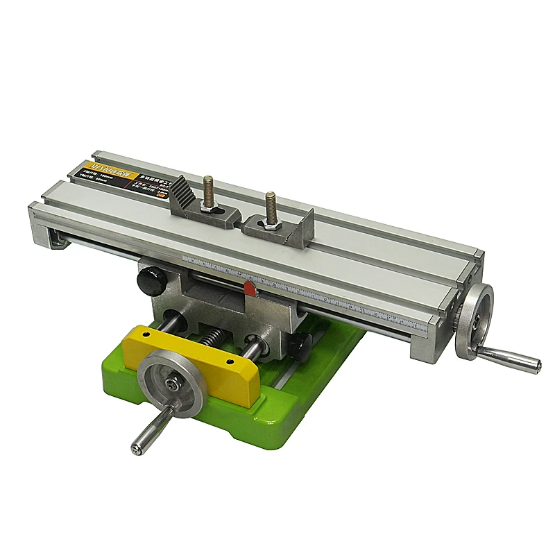 Miniatura Precision Milling Machine, Multifunction Bench Broca, Vise Fixture, Worktable, X Y-Axis, Ajuste Coordenado Tabela, LY6350
