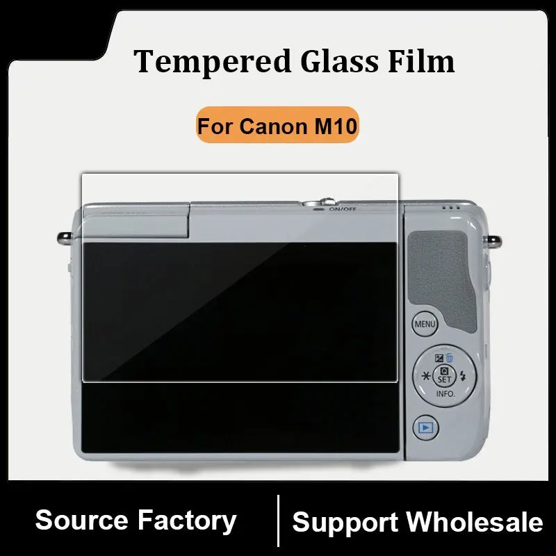 

for Canon Eos M5 Tempered Glass Film Screen Protector for Canon Eos M6 Camera Tempered Glass Film for Canon Eos M10 M100 M3