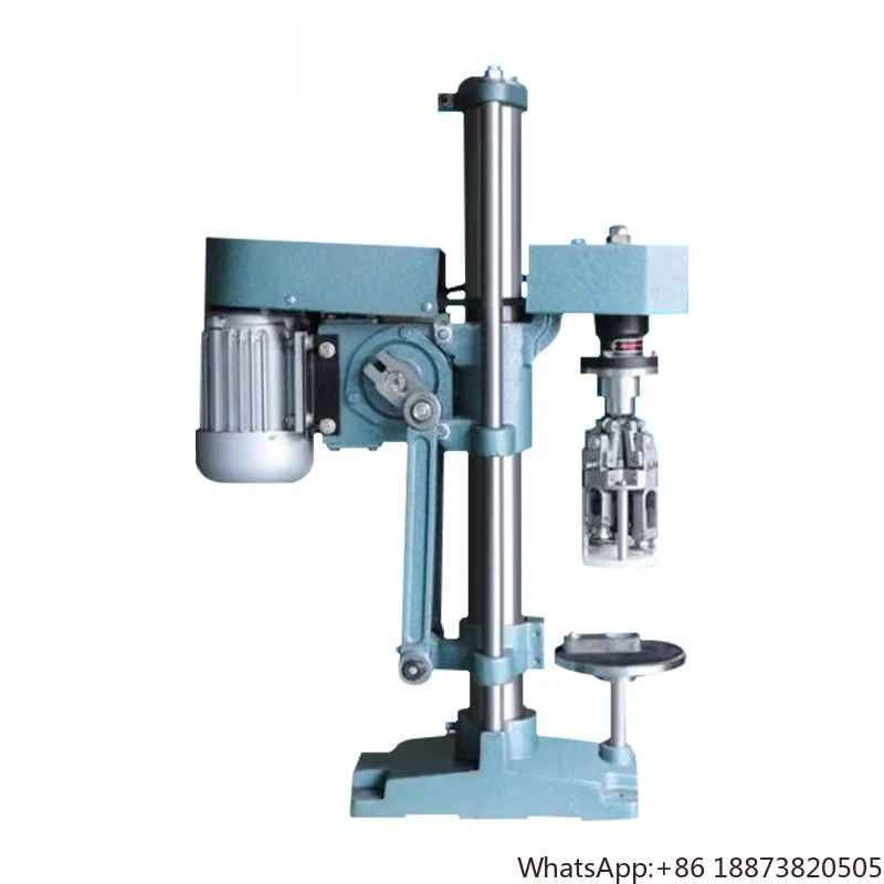 Semi-automatic Aluminum Cap Sealing Machine Liquor Fruit Wine Juice Olive Oil Aluminum Cap Screwing Machine