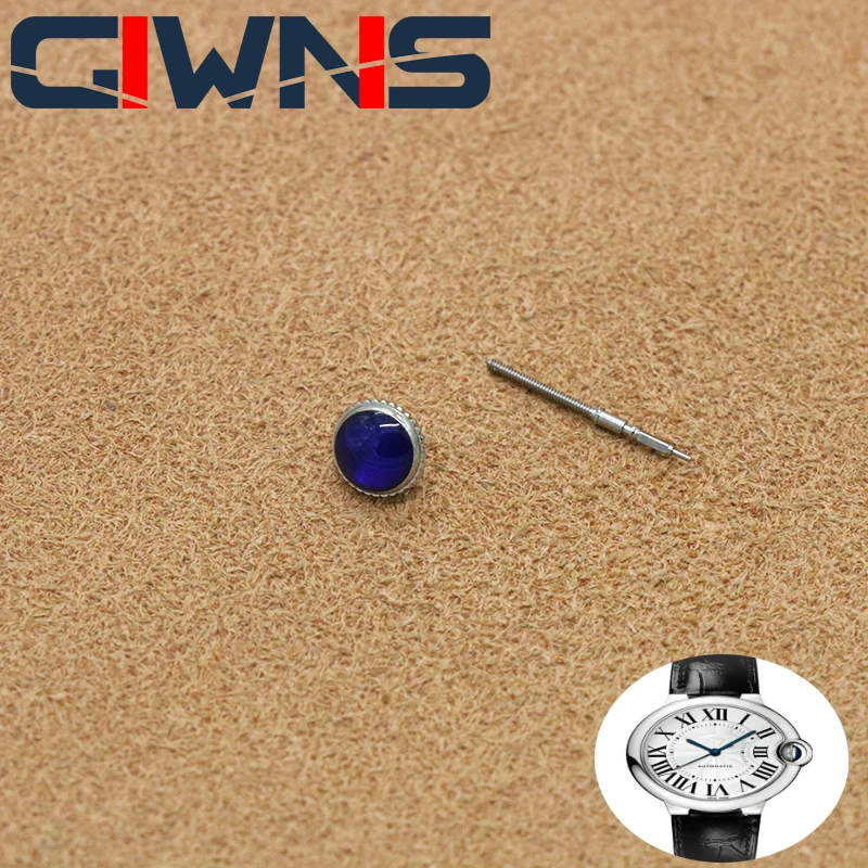 Watch Accessories Head Watch crown For Cartier Blue Balloon Series Parts Tools 1pc