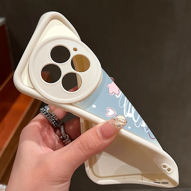 Love Heart クリスマスツリー OnePlus 13 12 13R 13T 12R 11R ACE 5 3 2用 耐衝撃 ソフトシリコンケース OnePlus 13用