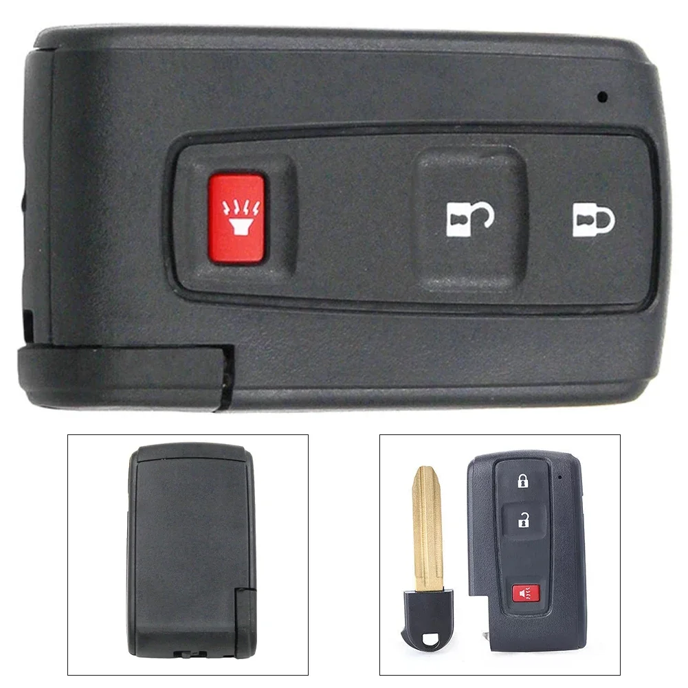 Black Keychain Case Smart Remote Key Fob 6*4*2cm Engine Immobilization Nylon Material For Remote Start Convenience