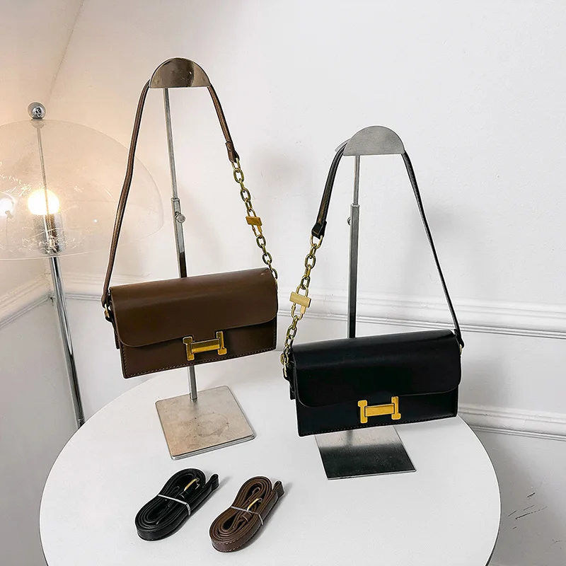 

Новая модная высококачественная текстурированная сумка через плечо, универсальная маленькая квадратная сумка, коричневая женская сумка